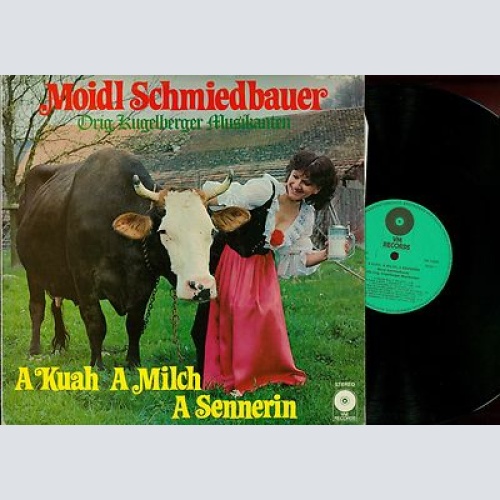 LP--ORIG KUGELBERGER MUSIKANTEN--A KUAH A MILCH A SENNERIN --VM RECORDS