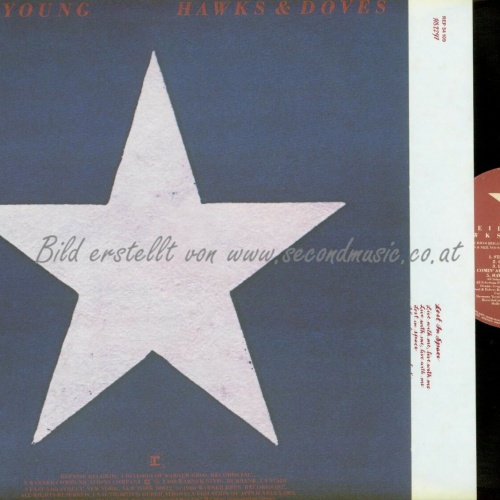 LP--NEIL YOUNG HAWKS & DOVES // OIS // DE