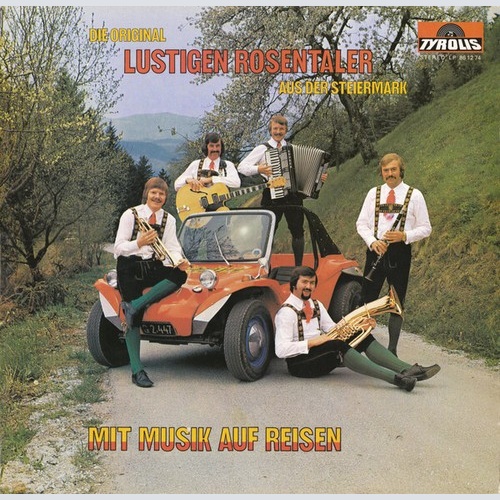 LP, Album Die Original Lustigen Rosentaler - Mit Musik Auf Reisen