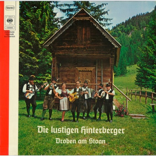 LP, Album Die Lustigen Hinterberger - Droben Am Stoan