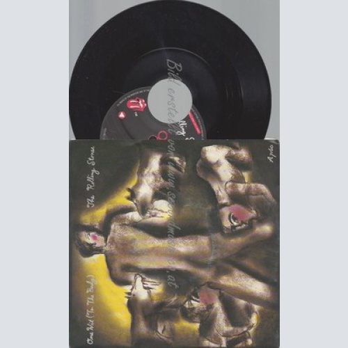 7"--THE ROLLING STONES--ONE HIT--LABEL FEHLER