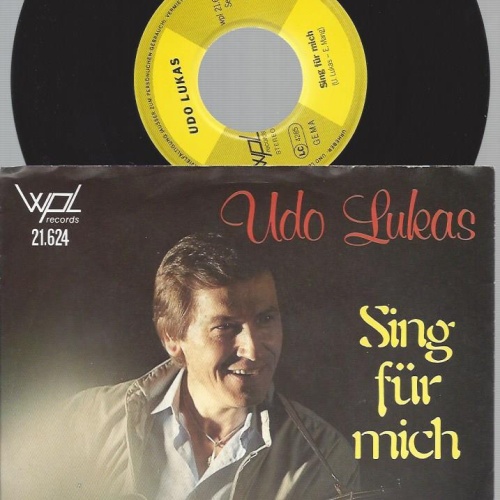 7"   Udo Lukas  Sing Für Mich