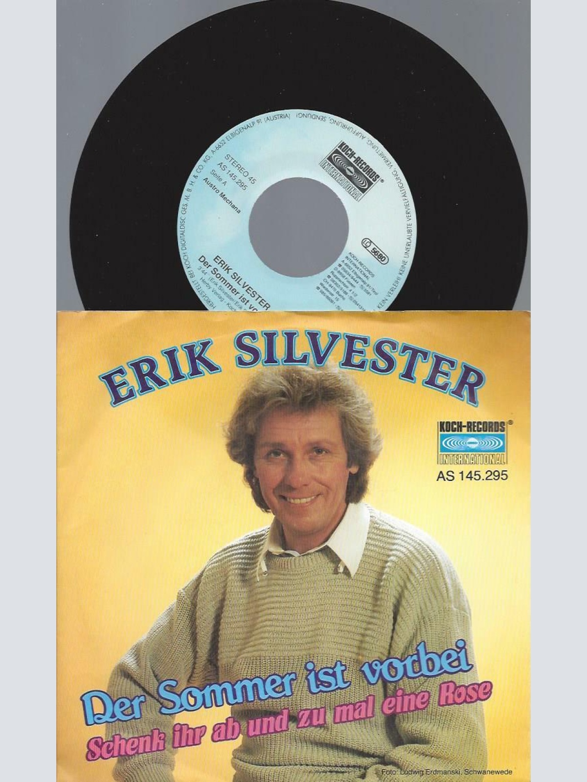 7"    Erik Silvester – Der Sommer Ist Vorbei