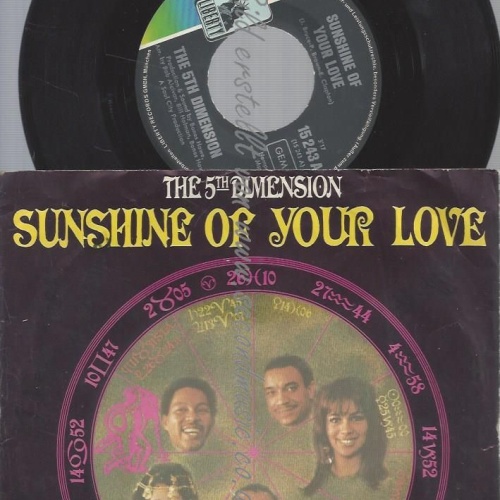 7" The 5th Dimension– Sunshine Of Your Love