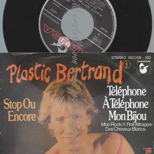 7"   Plastic Bertrand  Téléphone À Téléphone Mon Bijou