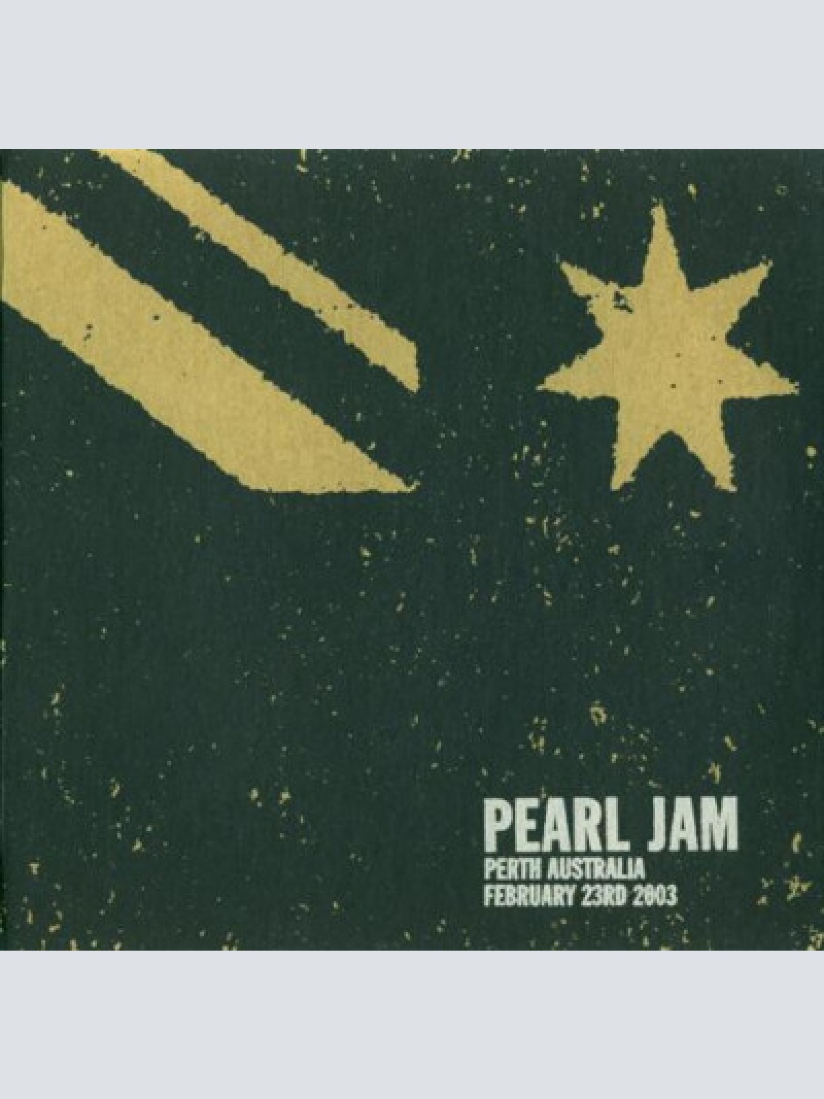 2xCD, Album Pearl Jam - Perth, Australia - February 23rd, 2003