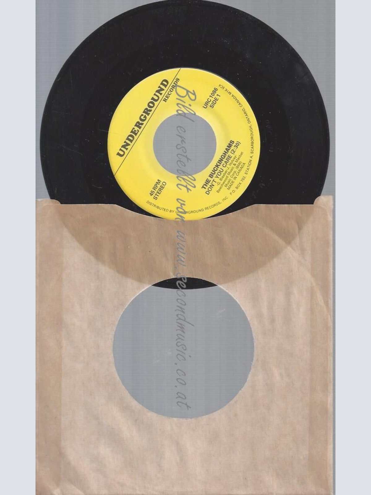 7"   The Buckinghams  Don't You Care