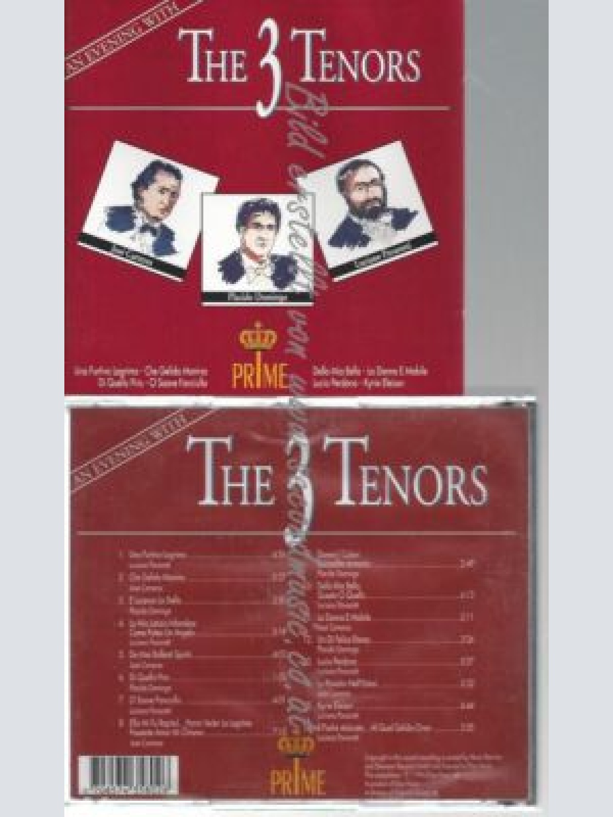 CD--THREE TENORS,THE UND VARIOUS--    AN EVENING WITH....