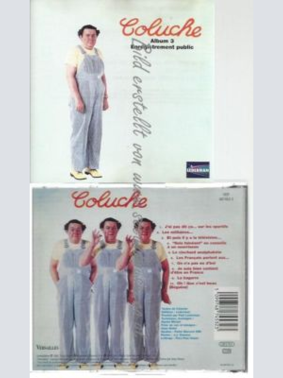CD--COLUCHE--    ALBUM VOL. |  3