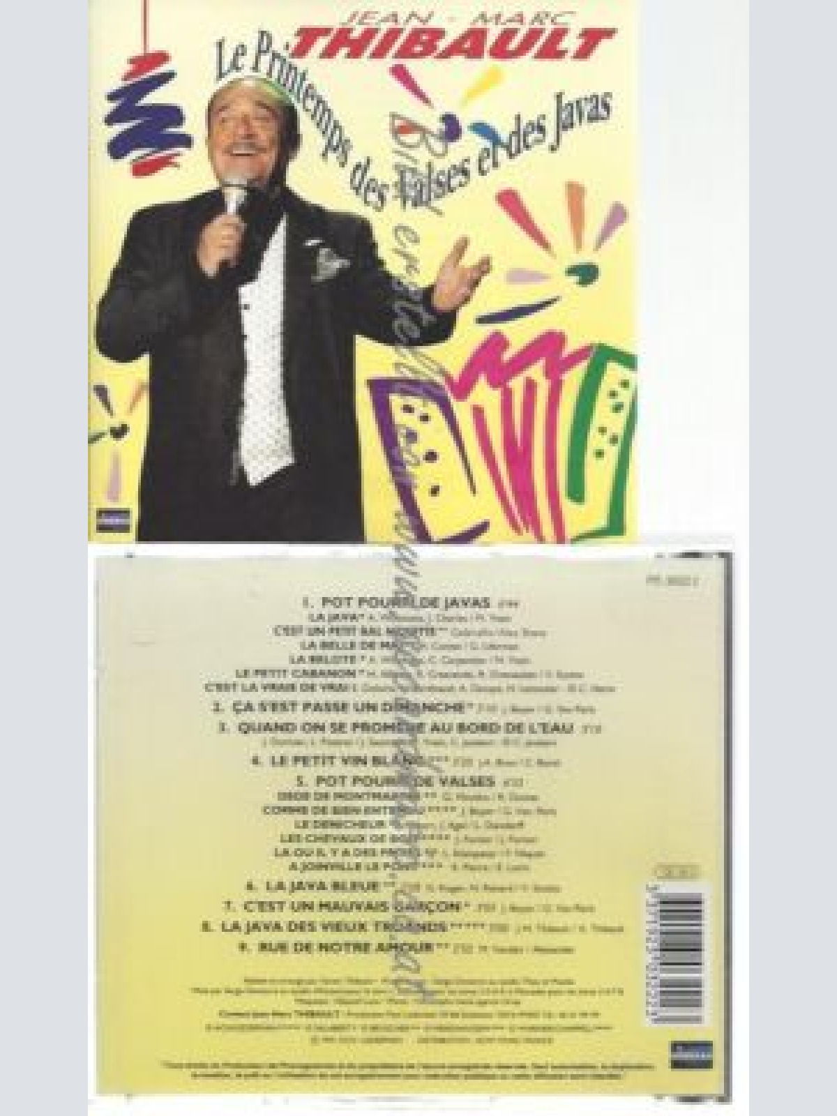 CD--JEAN-MARC THIBAULT   LE PRINTEMPS DES VALSES ET DES |