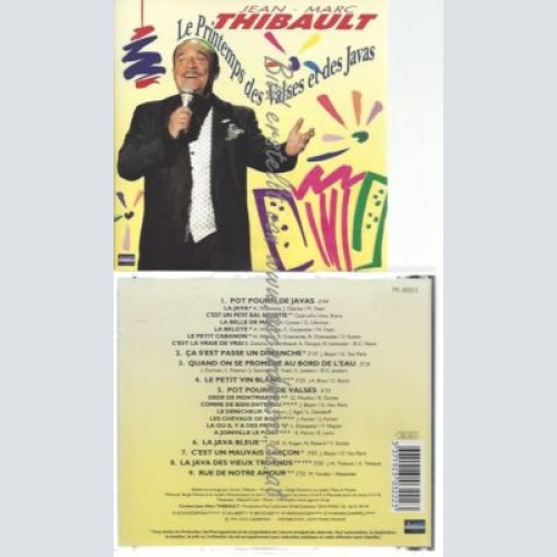 CD--JEAN-MARC THIBAULT   LE PRINTEMPS DES VALSES ET DES |