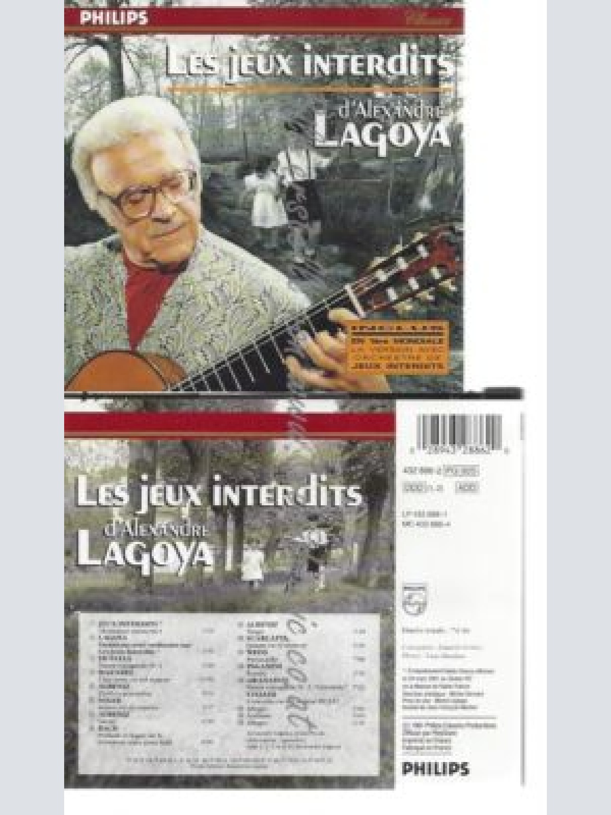 CD--ALEXANDRE LAGOYA--  LES JEUX INTERDITS D'ALEXANDRE