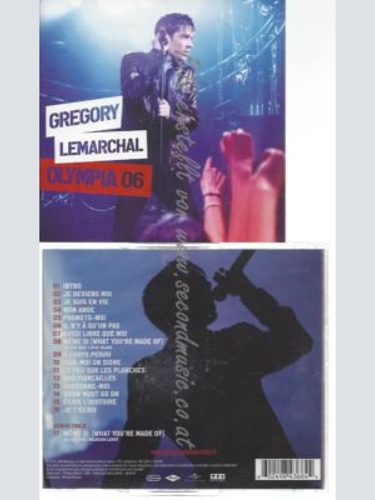 CD--GRÉGORY LEMARCHAL--    OLYMPIA     06