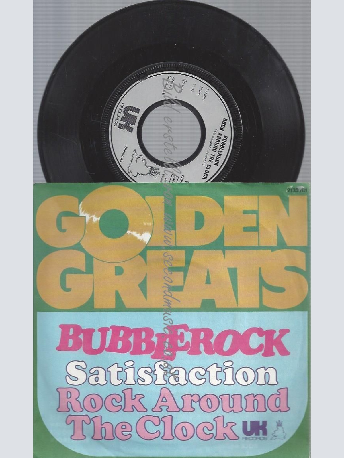 7"  Bubblerock  Satisfaction