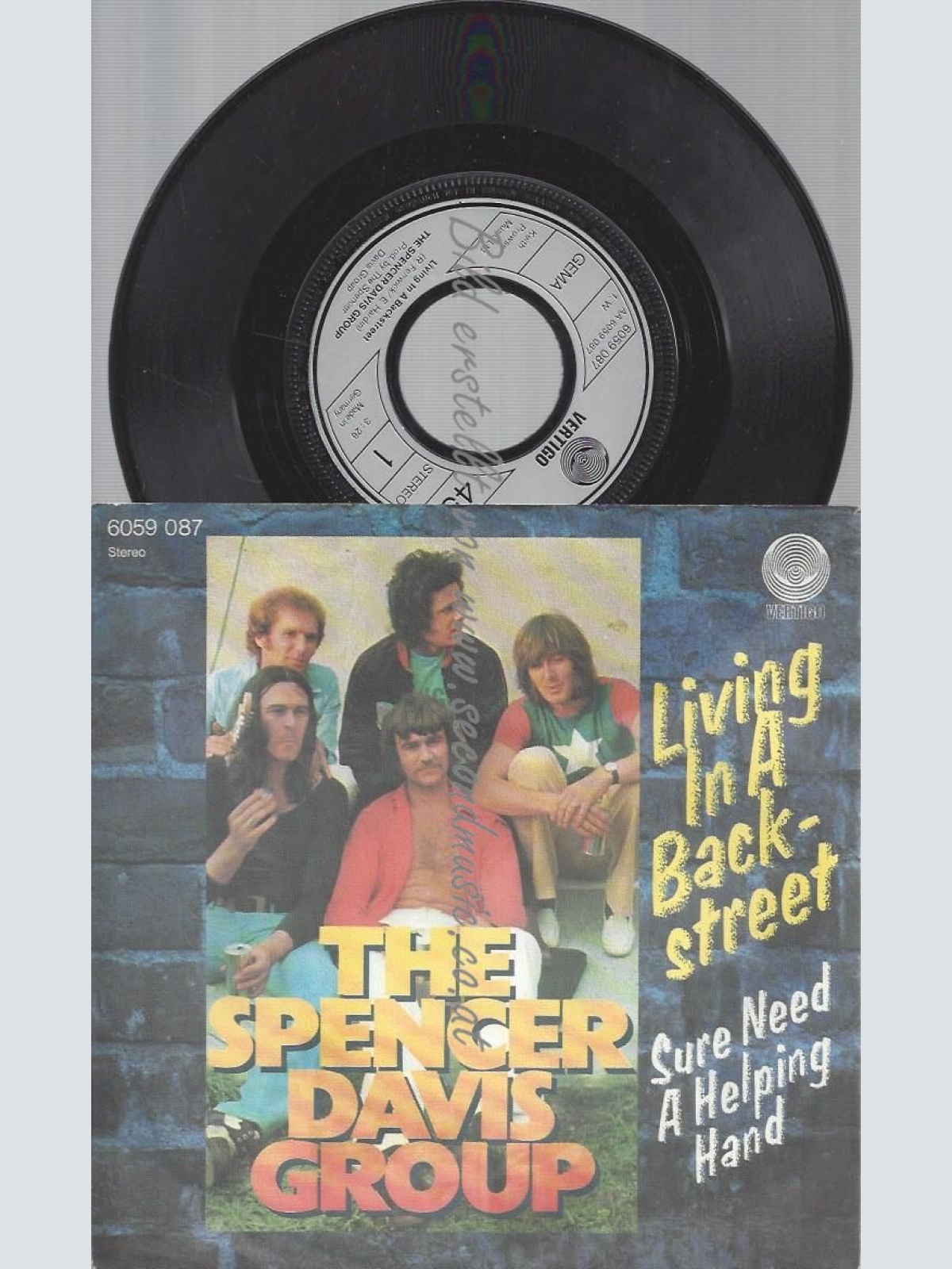 7"   The Spencer Davis Group – Living In A Back Street