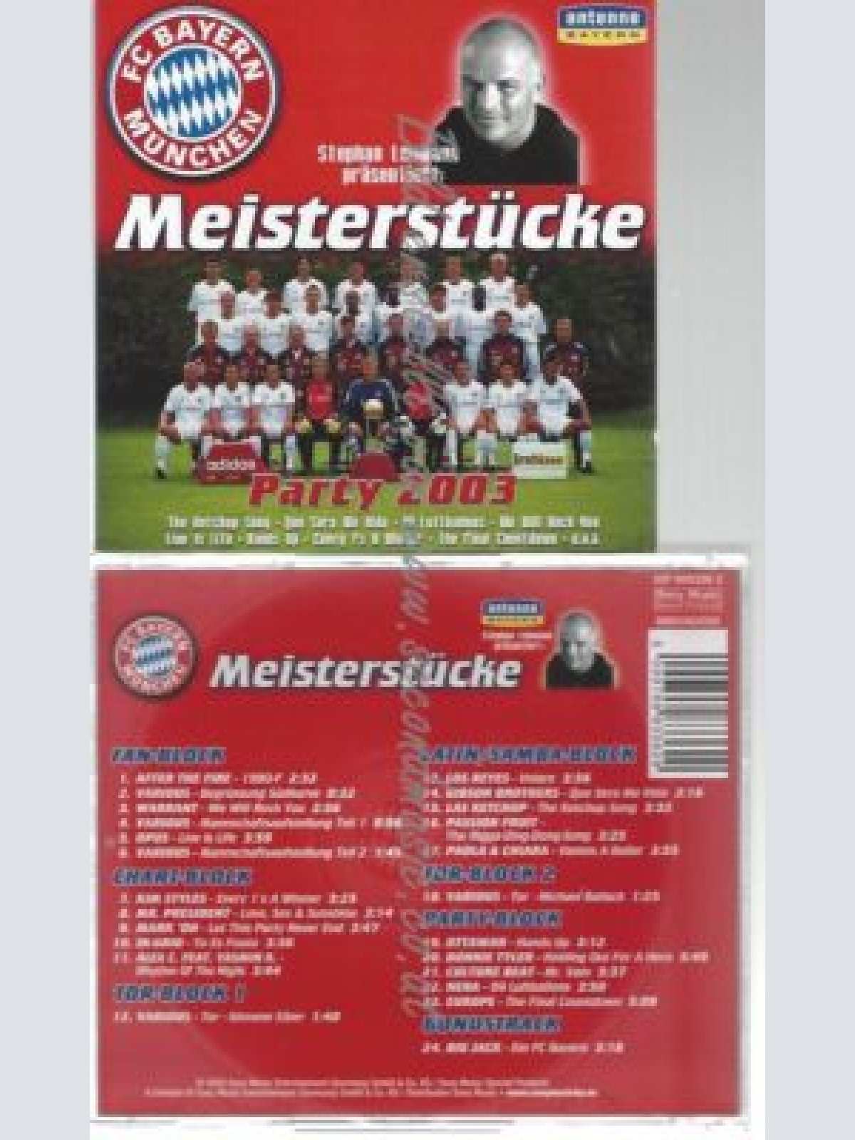 CD--DIVERSE--    MEISTERSTÜCKE-PARTY     FC BAYERN