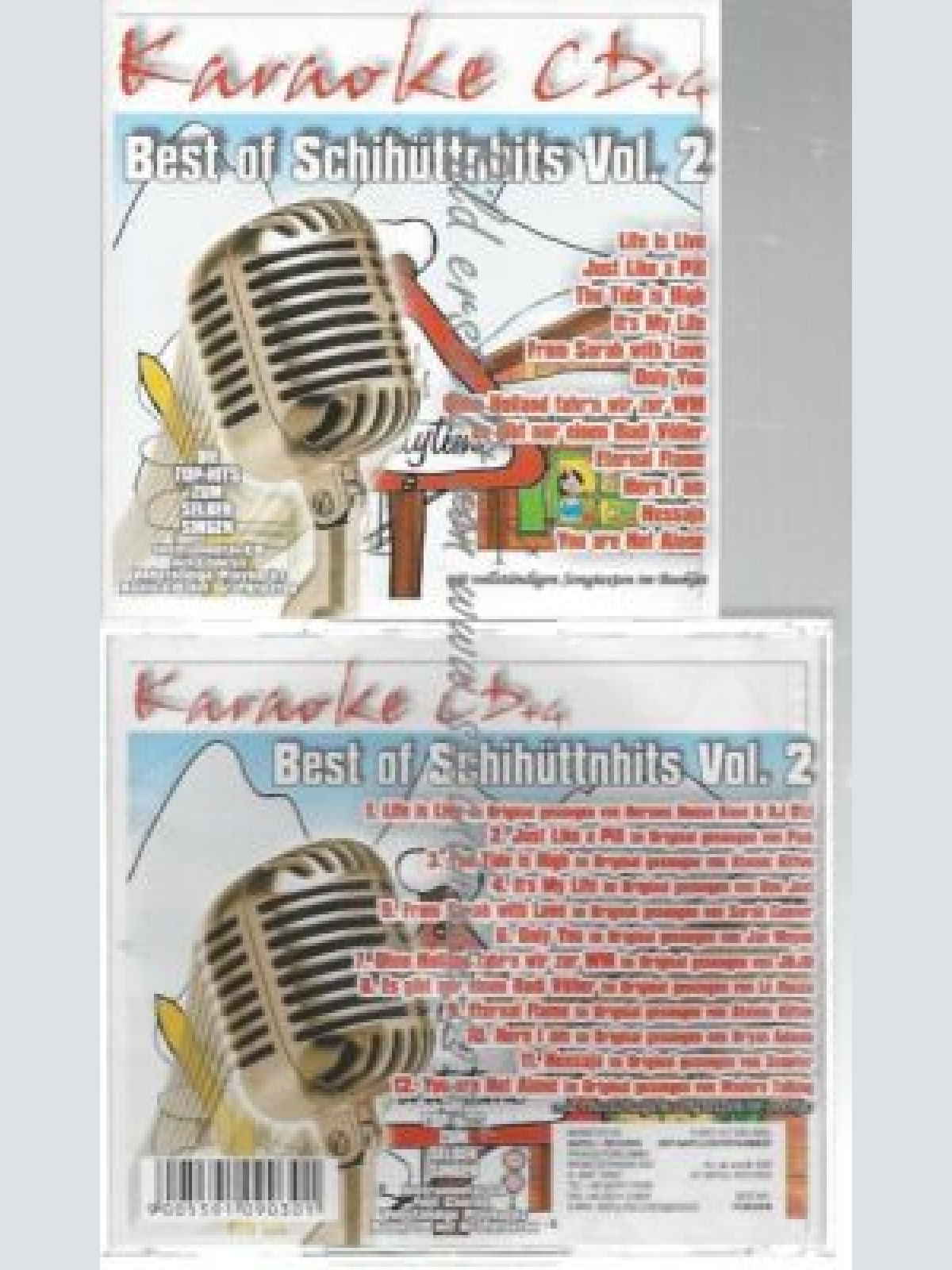 CD-- -    BEST OF SCHIHÜTTNHITS VOL.2 - KARAOKE