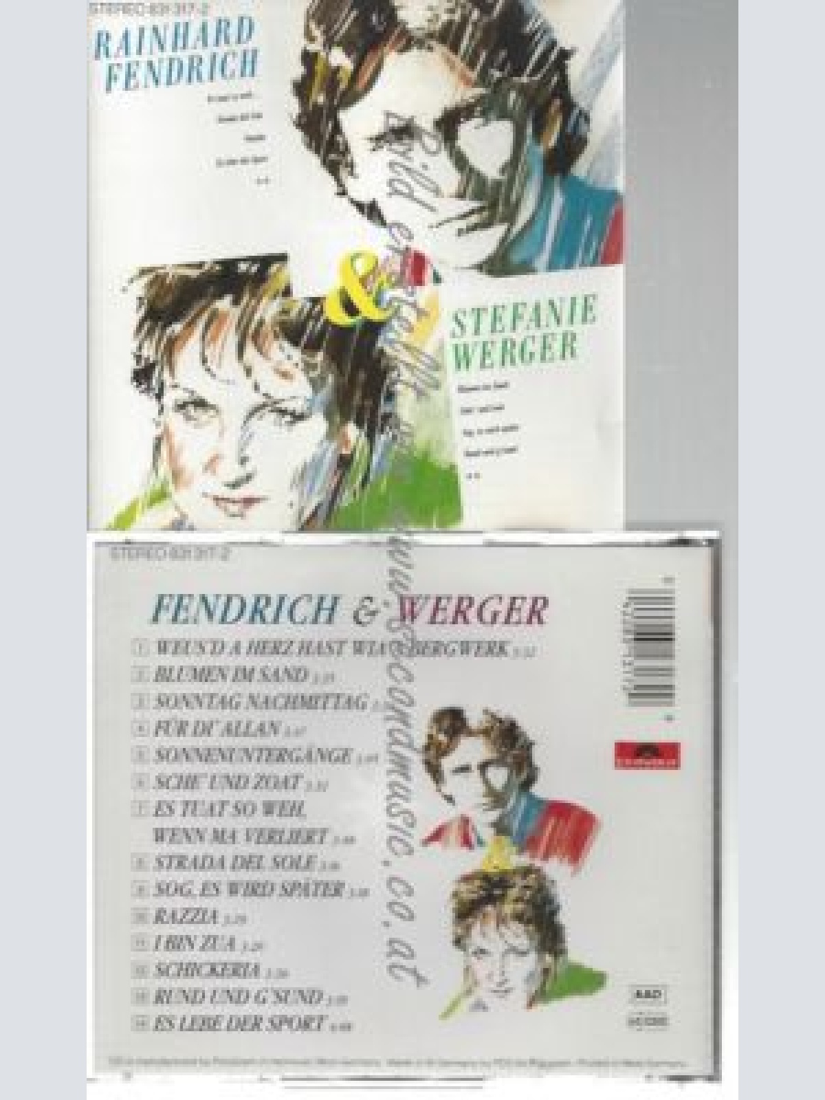 CD--RAINHARD FENDRICH--    FENDRICH UND WERGER