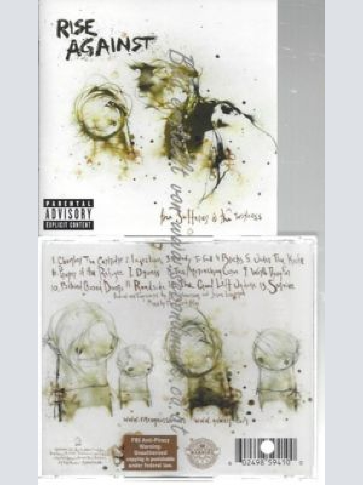CD--RISE AGAINST--    SUFFERER & THE WITNESS