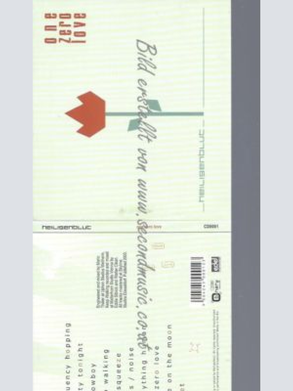 CD--HEILIGENBLUT--    ONE ZERO LOVE