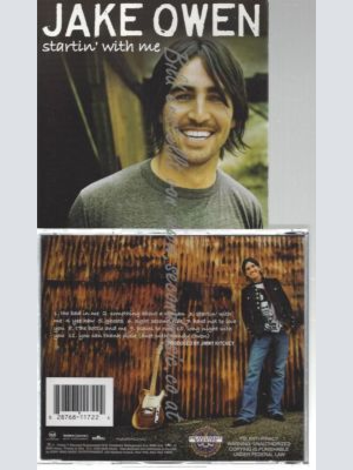 CD--JAKE OWEN--    STARTIN' WITH ME
