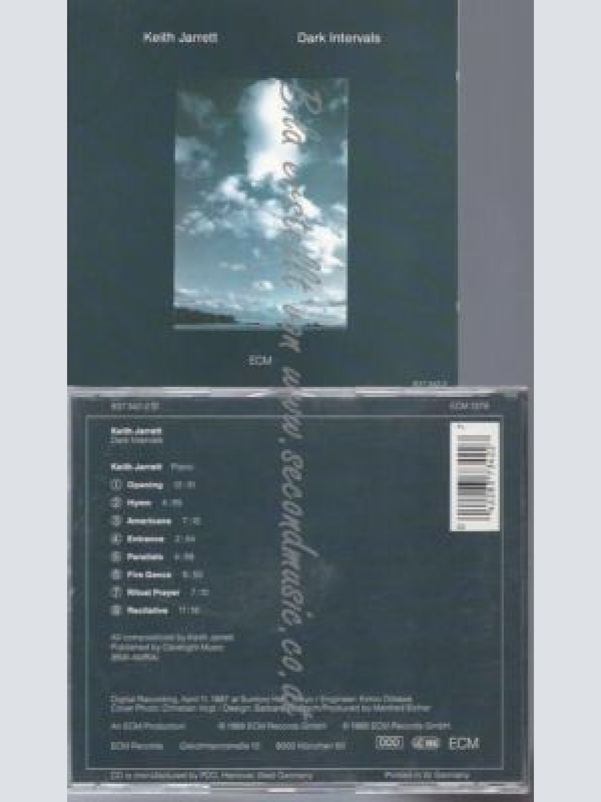 CD--KEITH JARRETT--    DARK INTERVALS