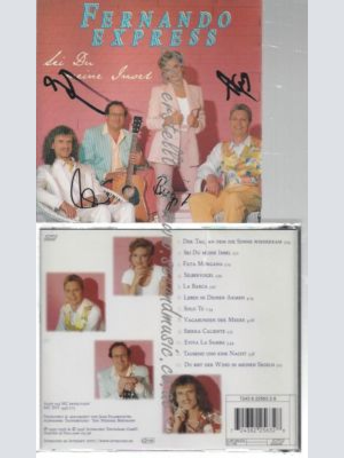 CD--FERNANDO EXPRESS-SEI DU MEINE INSEL   -MIT AUTOGRAMMEN