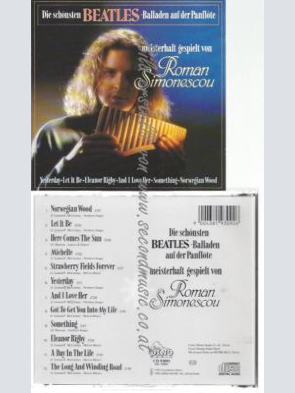 CD--PANFLÖTE    / ROMAN SIMONESCOU--    BEATLES BALLADEN