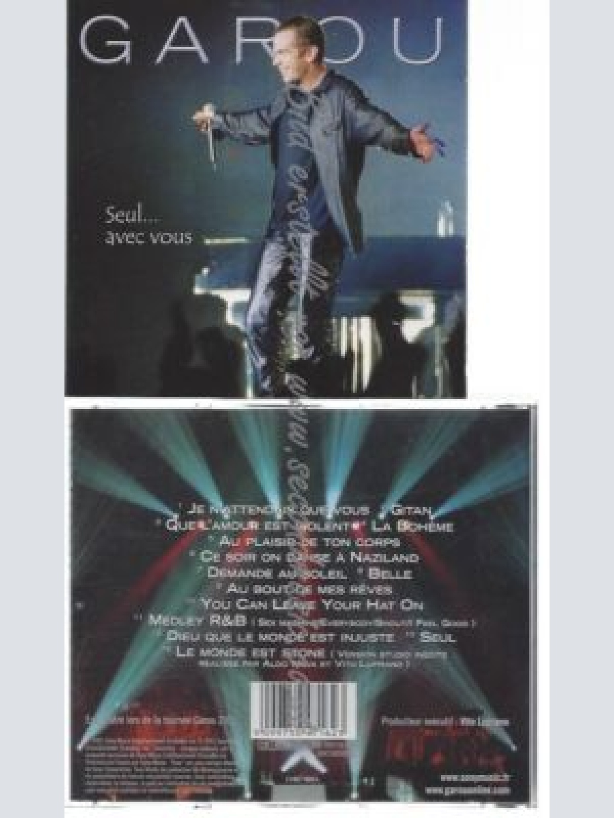 CD--GAROU--    SEUL...AVEC VOUS