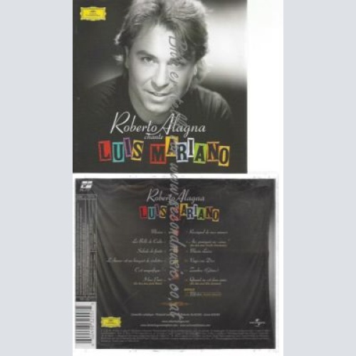 CD--ROBERTO ALAGNA--    CHANTE LUIS MARIANO
