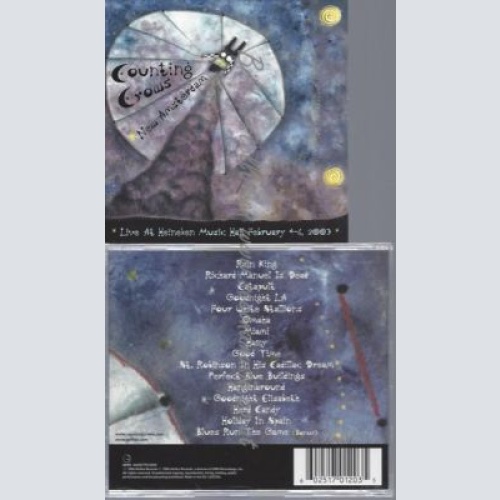 CD--COUNTING CROWS-NEW AMSTERDAM LIVE AT HEINEKEN MUSIC HALL