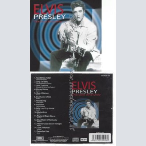 CD-- Elvis Presley  The One And Only