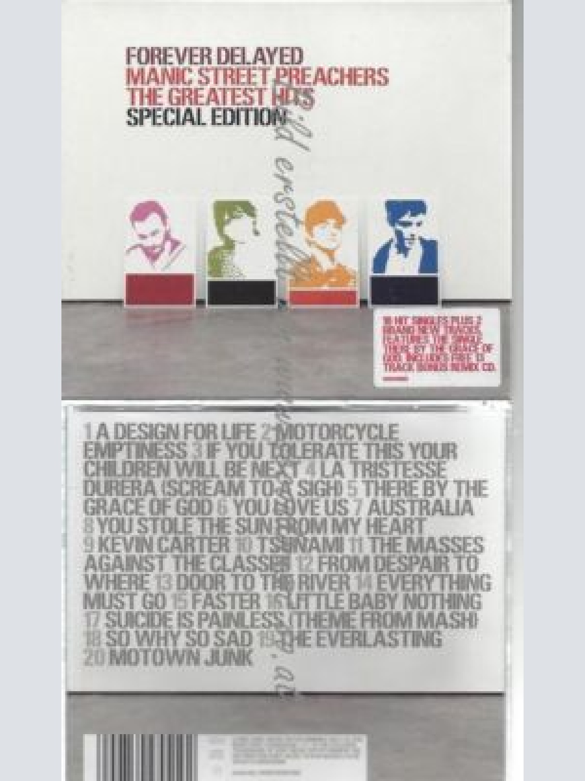 CD--MANIC STREET PREACHERS--    FOREVER DELAYED [CLEAN]