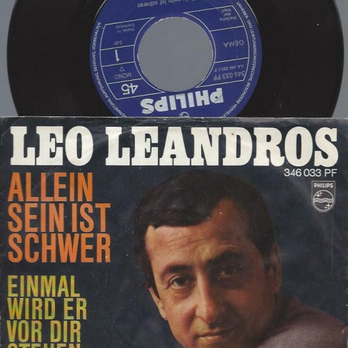 7"    Leo Leandros  Allein Sein Ist Schwer