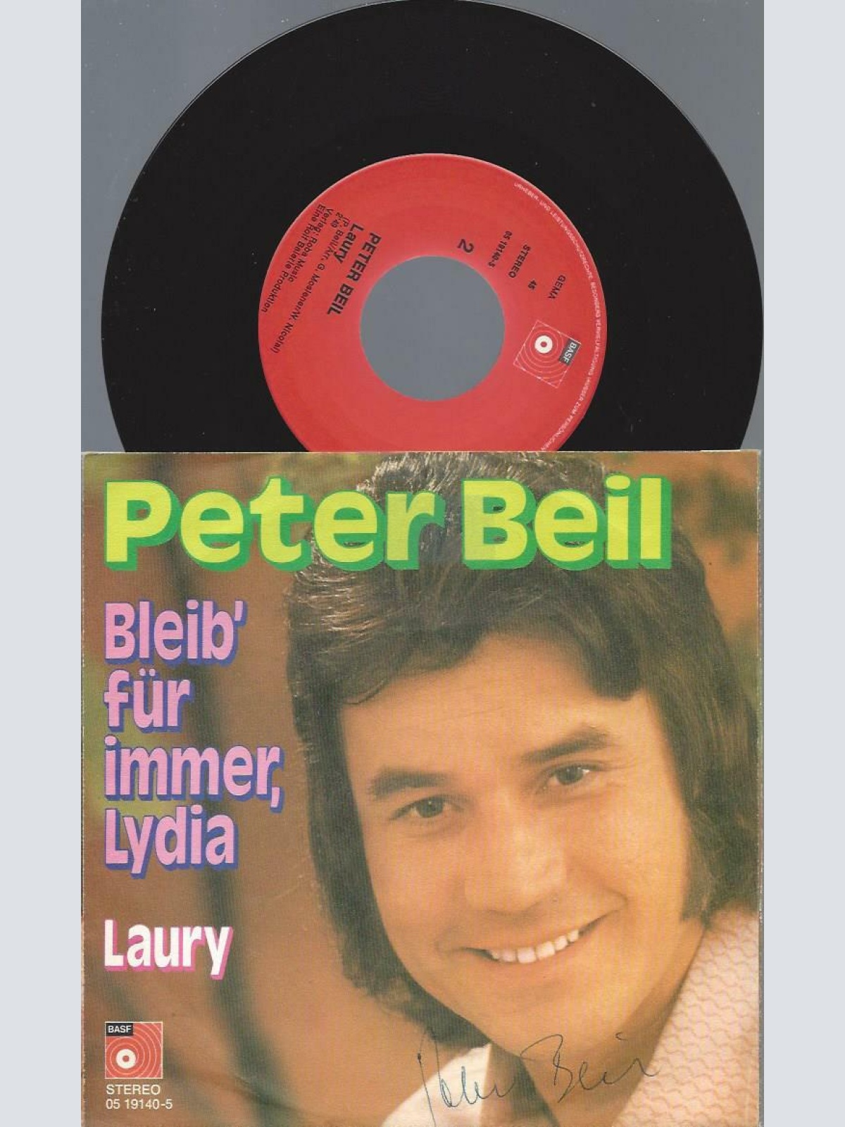 7"   Peter Beil – Bleib' Für Immer, Lydia