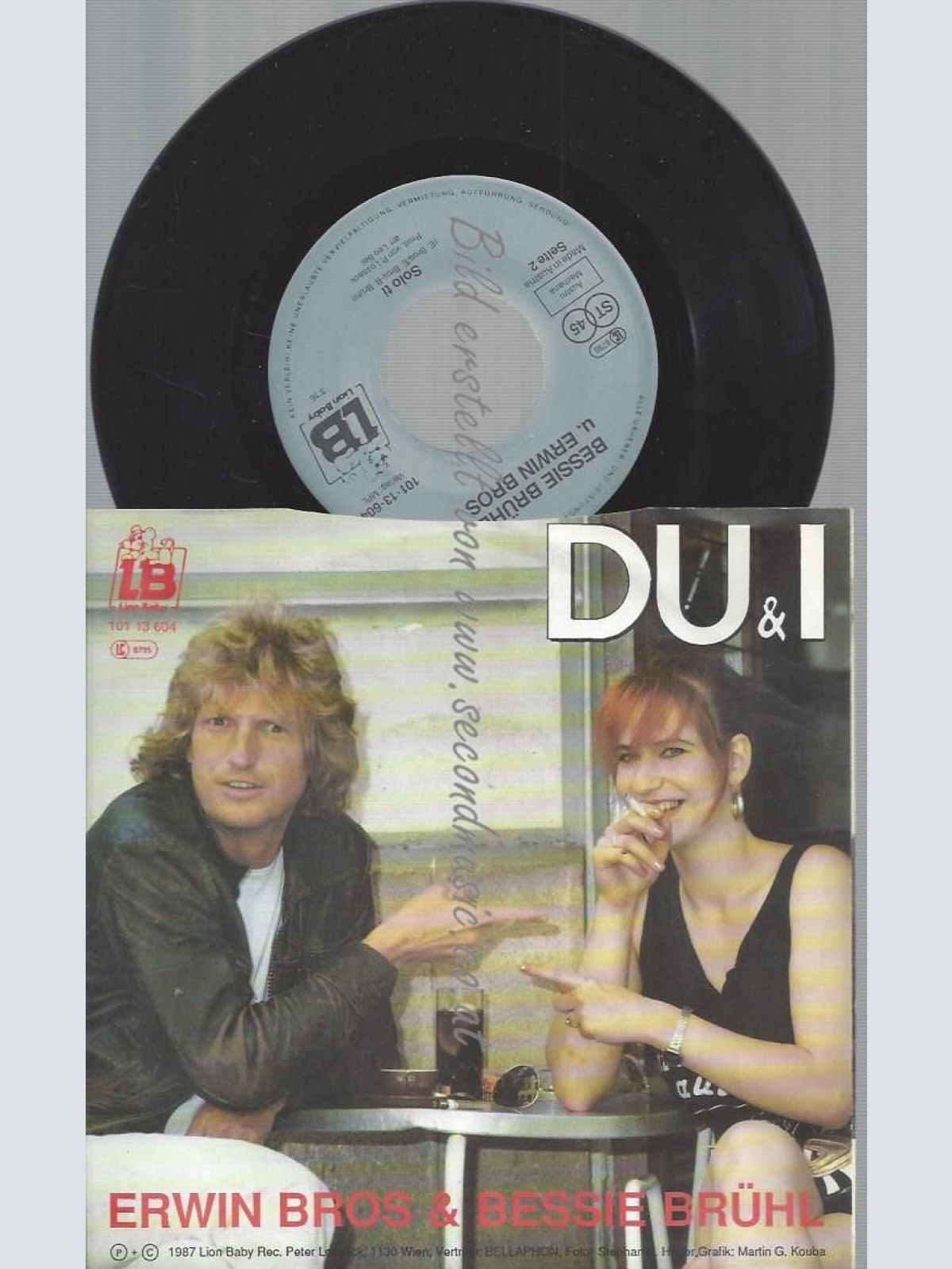 7"  ERWIN BROS & BESSIE BRÜHL DU & I