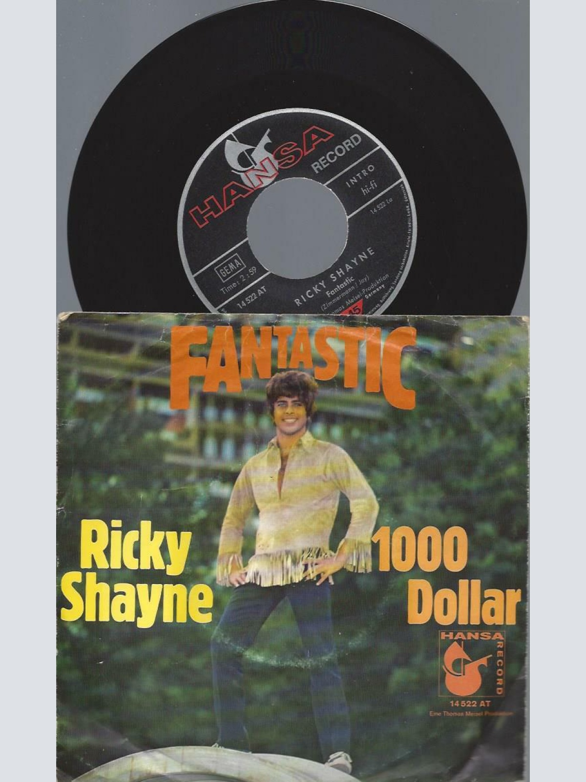 7"    Ricky Shayne  Fantastic