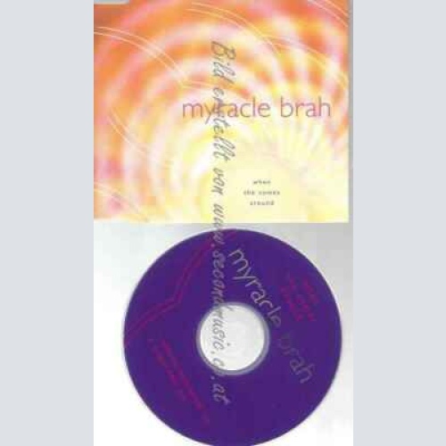 CD--HISPER SOFTLY ()/ MYRACLE BRAH--WHEN SHE COMES AROUND