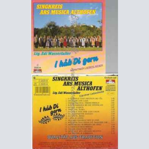 CD--SINGKREIS ARS MUSICA ALTHOFEN | --I HAB DI GERN