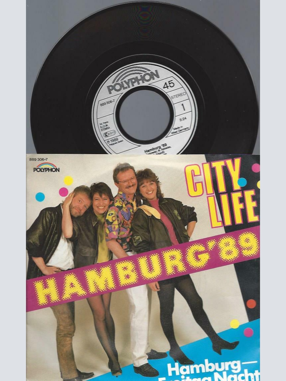 7" City Life   – Hamburg '89