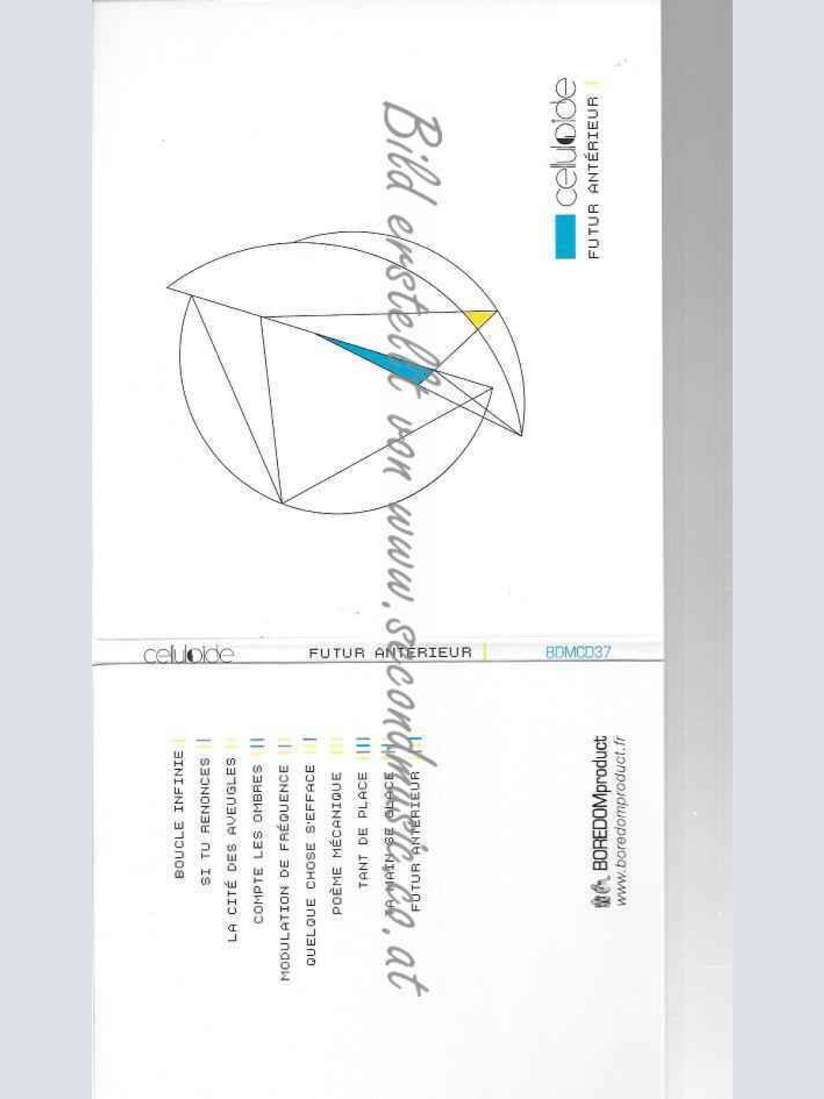 CD--CELLULOIDE--FUTUR ANTERIEUR