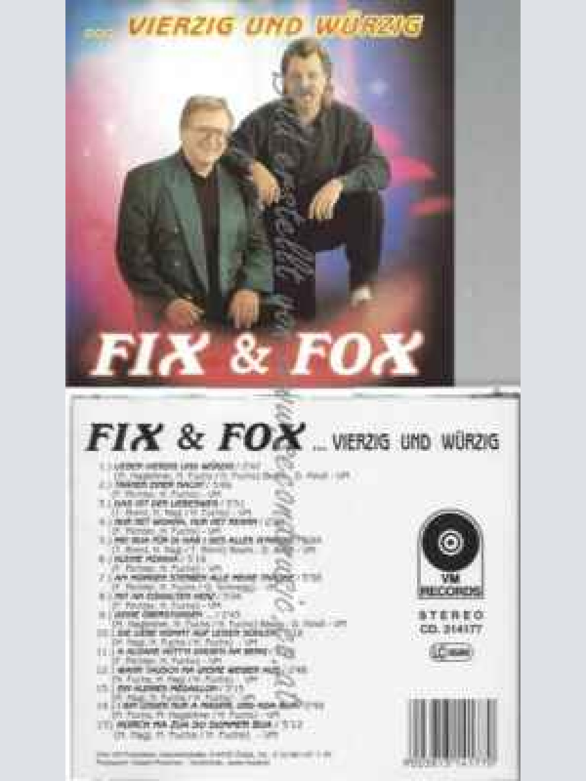 CD--FIX & FOX--VIERZIG UND WÜRZIG