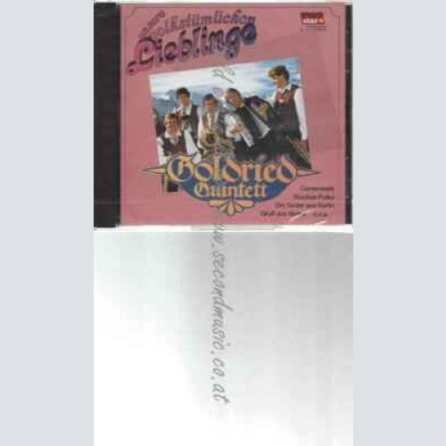 CD--GOLDRIED QUINTETT | --UNSERE VOLKSTÜMLICHEN LIEBLINGE
