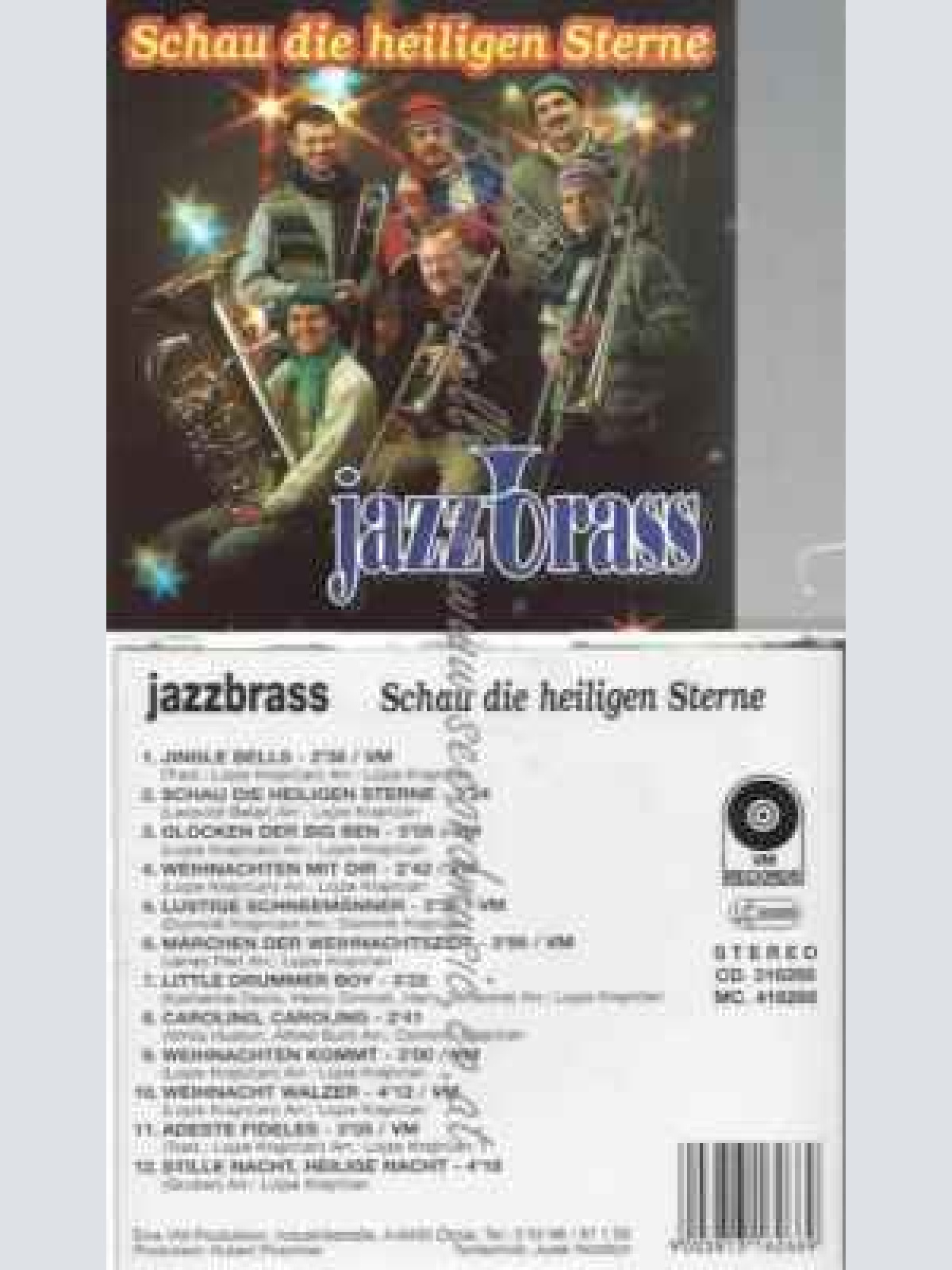 CD--JAZZ BRASS--SCHAU DIE HEILIGEN STERNE