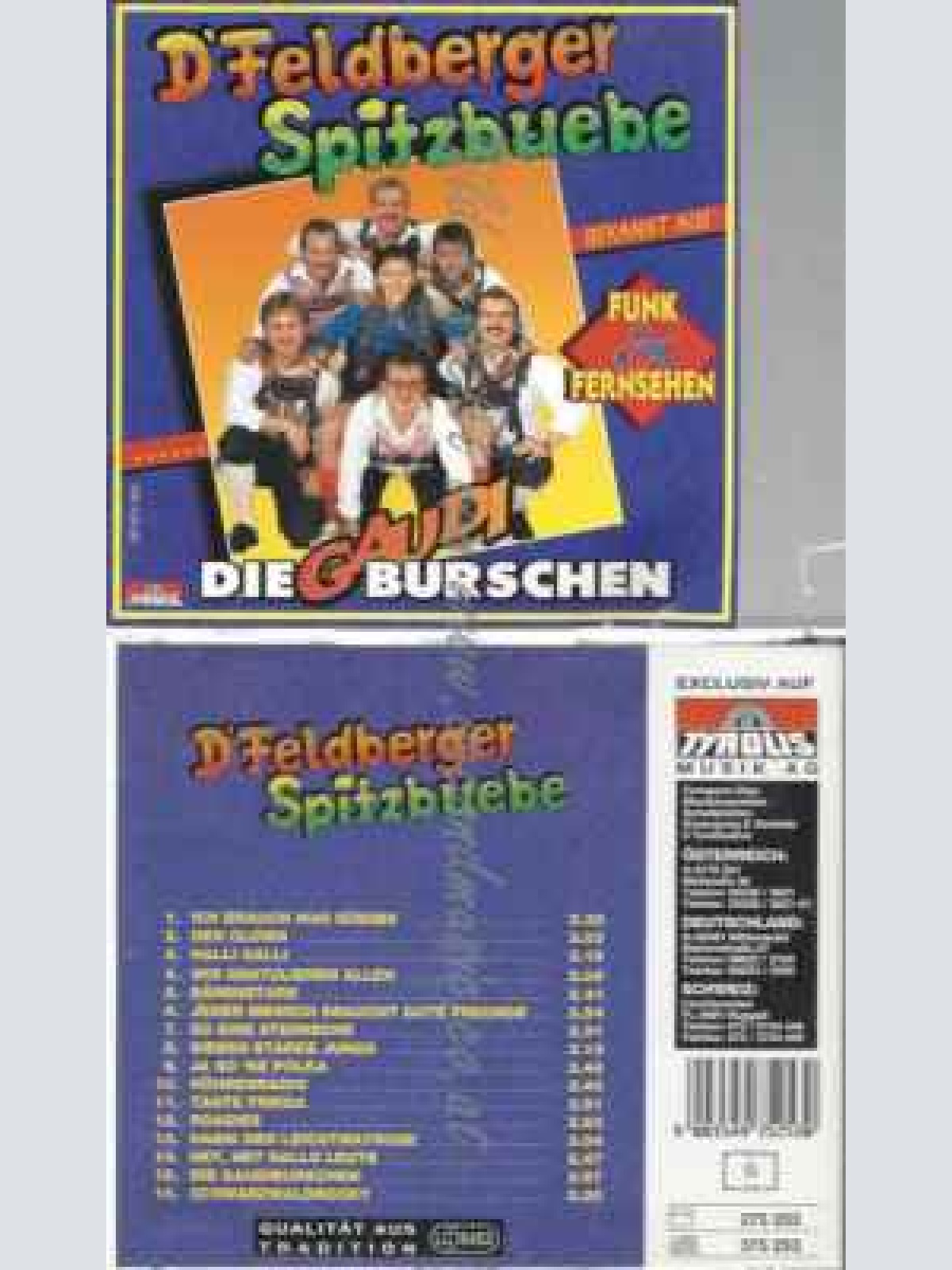 CD--FELDBERGER SPITZBUEBE | --DIE GAUDIBURSCHEN