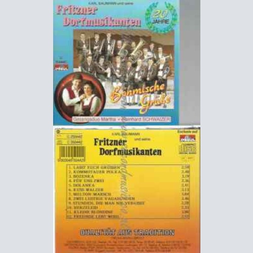 CD--Fritzner Musikanten  | --BÖHMISCHE GRÜSSE