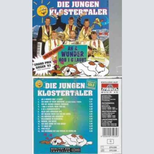 CD--KLOSTERTALER | --AN A WUNDER HOB I G'LAUBT