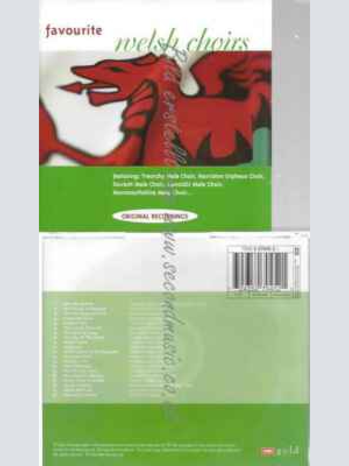 CD--DIVERSE | --FAVOURITE WELSH CHOIRS