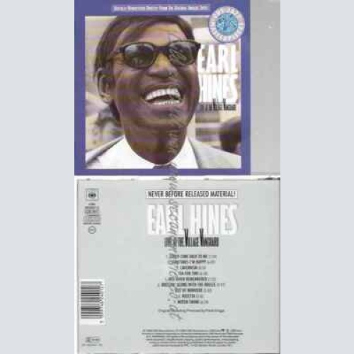 CD--EARL HINES | --LIVE AT THE VILLAGE VANGUARD
