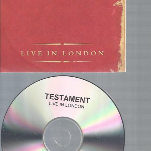 CD--TESTAMENT LIVE IN LONDON  // 14 TRACKS //   PROMO